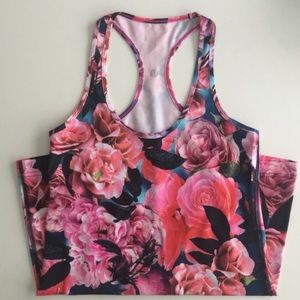 Lululemon Secret Garden racer tank